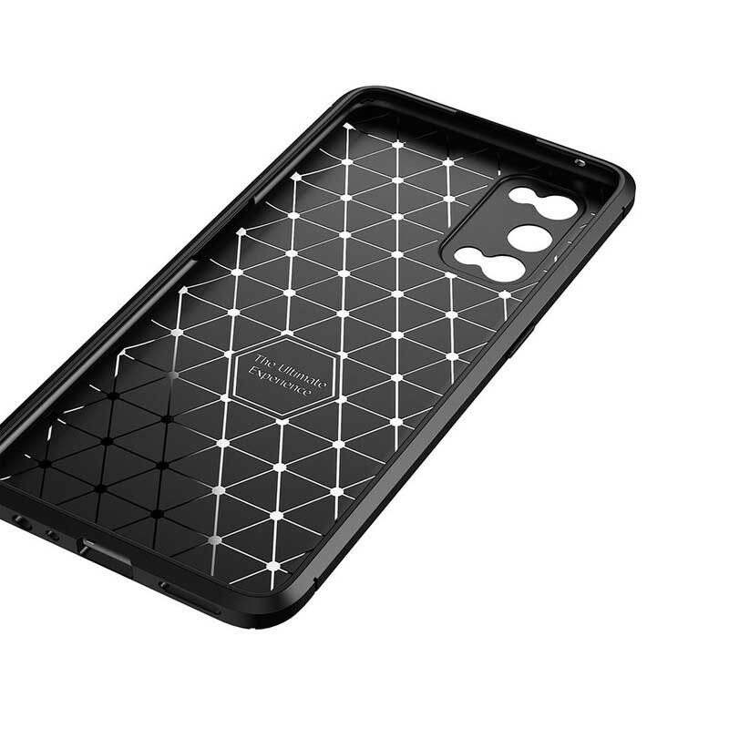 Case Realme 7 Pro Joustava Hiilikuiturakenne