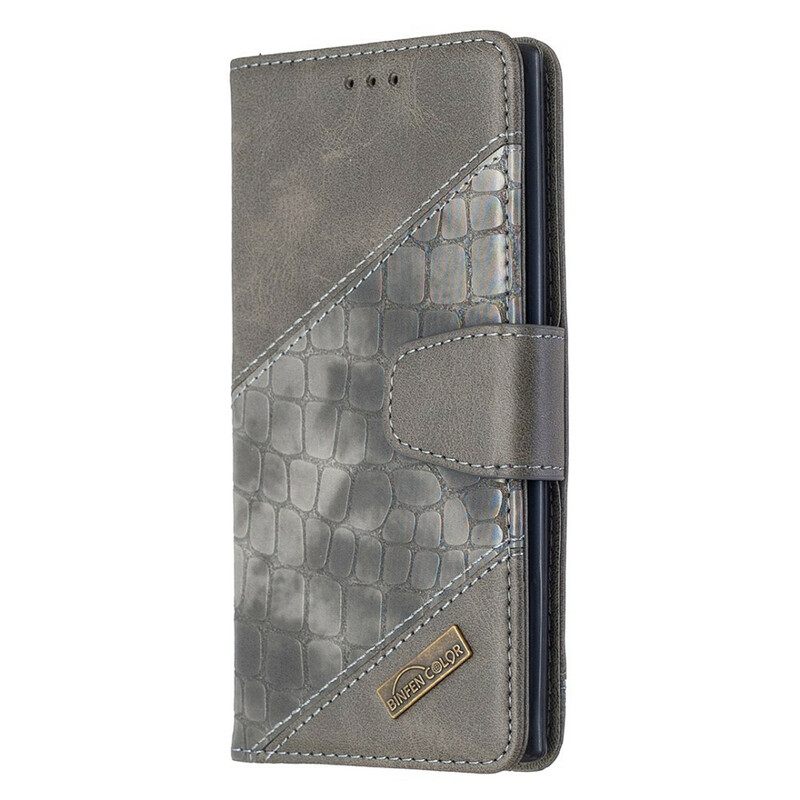 Kotelot Samsung Galaxy Note 10 Classic Crocodile Skin Effect