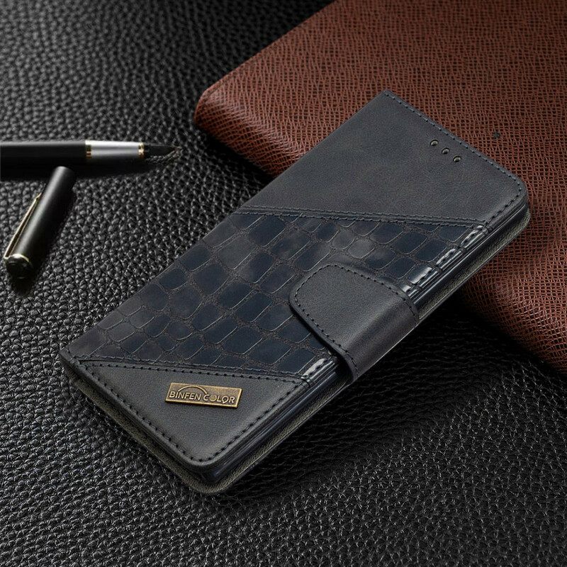 Kotelot Samsung Galaxy Note 10 Classic Crocodile Skin Effect