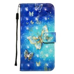 Kotelot Samsung Galaxy Note 10 Golden Butterflies