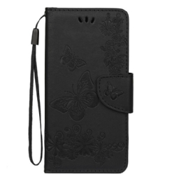 Kotelot Samsung Galaxy Note 10 Suojaketju Kuori Splendid Butterflies Hihnalla