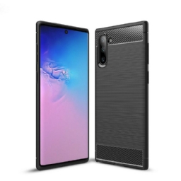 Kuori Samsung Galaxy Note 10 Harjattu Hiilikuitu