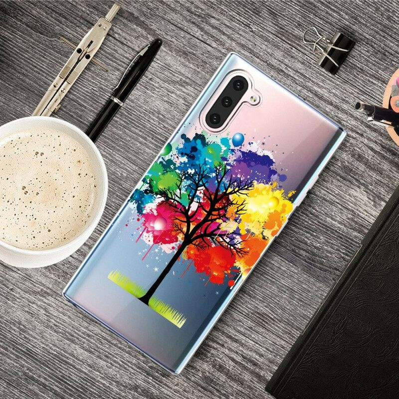 Kuori Samsung Galaxy Note 10 Läpinäkyvä Akvarellipuu