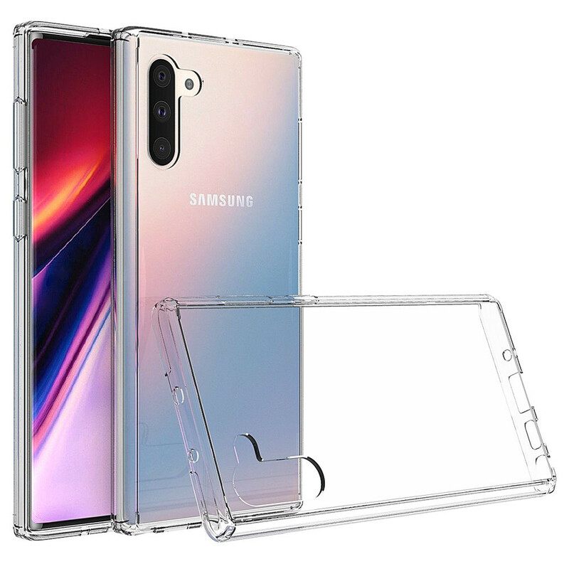 Kuori Samsung Galaxy Note 10 Läpinäkyvä Ja Akryyli