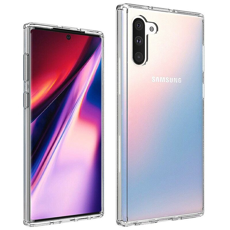 Kuori Samsung Galaxy Note 10 Läpinäkyvä Ja Akryyli