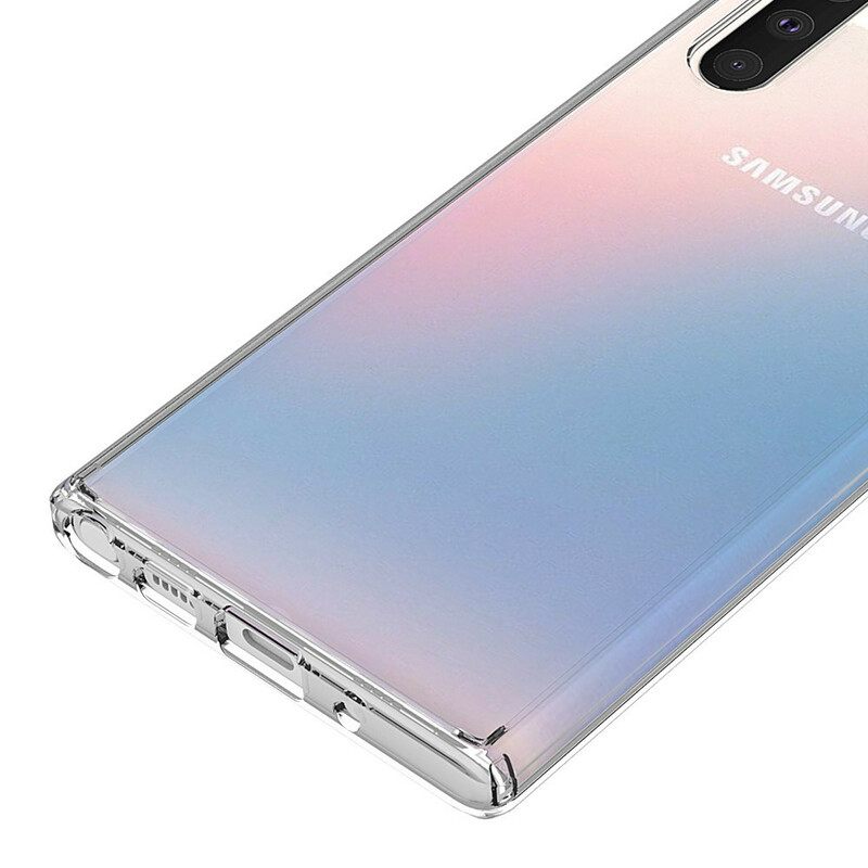 Kuori Samsung Galaxy Note 10 Läpinäkyvä Ja Akryyli