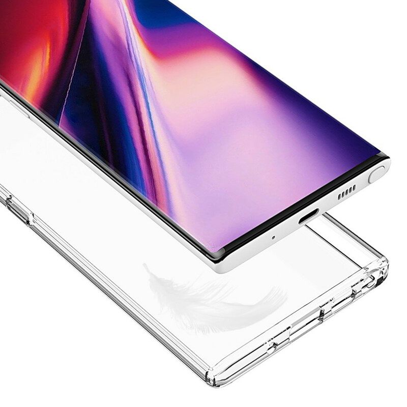 Kuori Samsung Galaxy Note 10 Läpinäkyvä Ja Akryyli