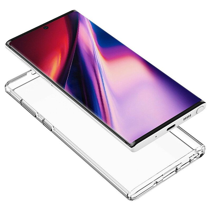 Kuori Samsung Galaxy Note 10 Läpinäkyvä Ja Akryyli