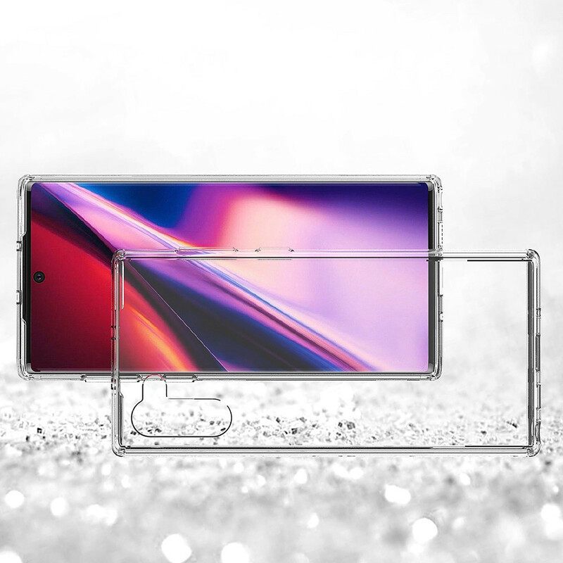 Kuori Samsung Galaxy Note 10 Läpinäkyvä Ja Akryyli