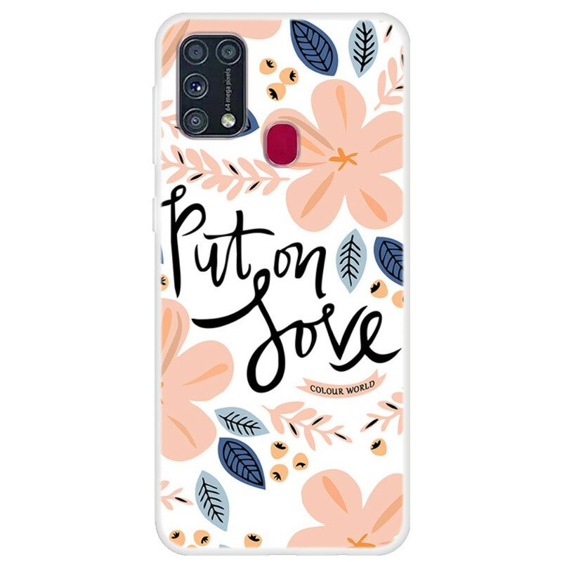 Case Samsung Galaxy M31 Laita Rakkautta