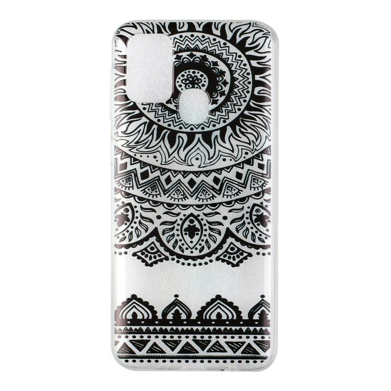 Case Samsung Galaxy M31 Transparent Flowers Mandala