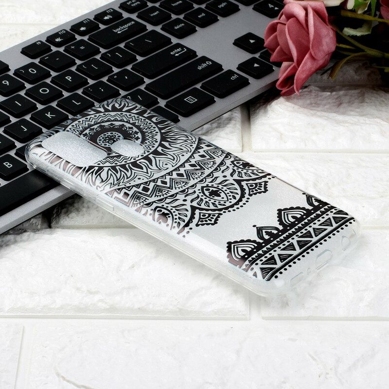 Case Samsung Galaxy M31 Transparent Flowers Mandala