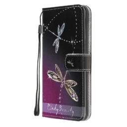 Kotelot Samsung Galaxy M31 Suojaketju Kuori Strappy Dragonflies