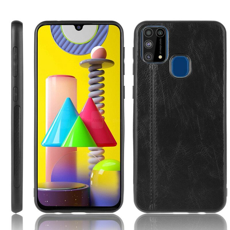 Kuori Samsung Galaxy M31 Couture Nahkaefekti