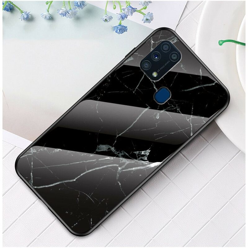 Kuori Samsung Galaxy M31 Premium Color Tempered Glass