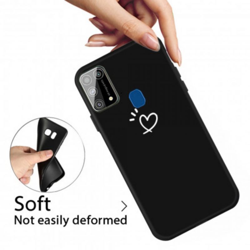 Kuori Samsung Galaxy M31 Silicone Beating Heart