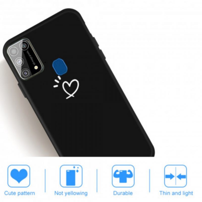 Kuori Samsung Galaxy M31 Silicone Beating Heart