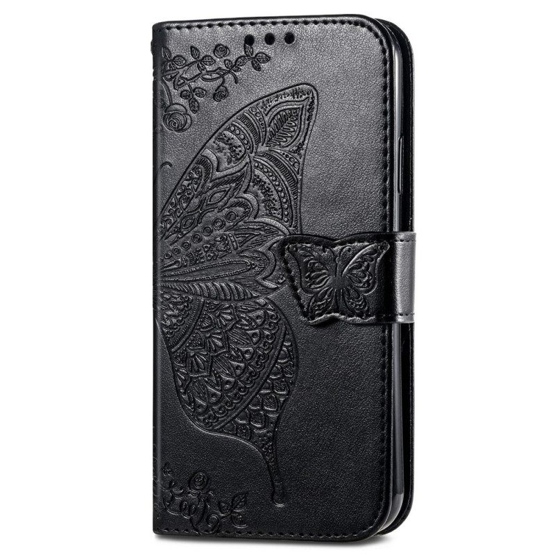 Flip Case Motorola Edge 20 Half Butterflies