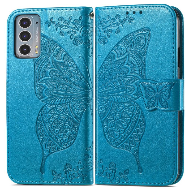 Flip Case Motorola Edge 20 Half Butterflies