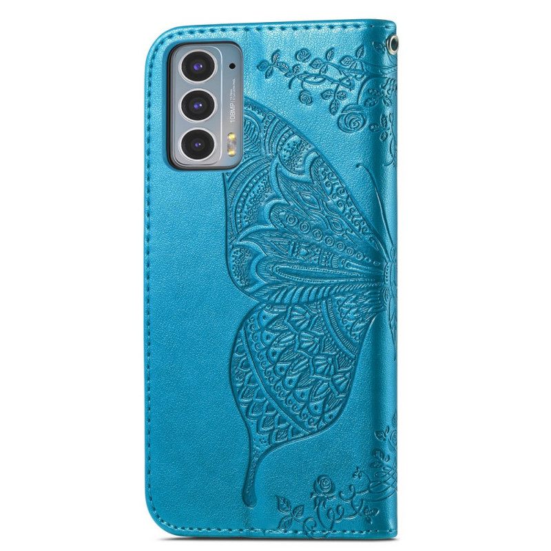 Flip Case Motorola Edge 20 Half Butterflies