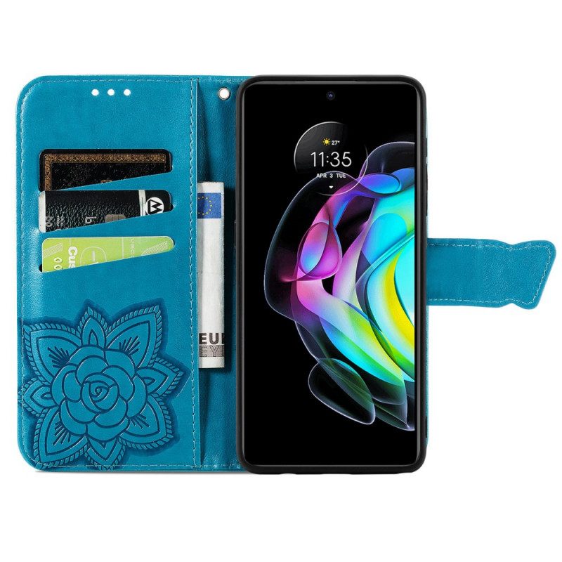 Flip Case Motorola Edge 20 Half Butterflies