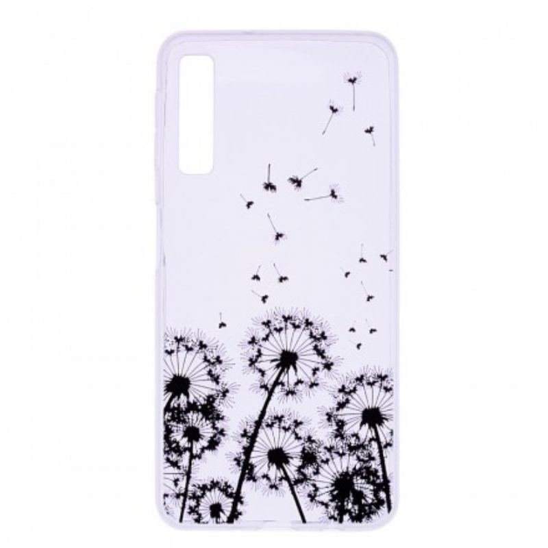 Case Samsung Galaxy A7 Black Dandelions