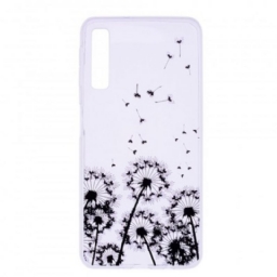 Case Samsung Galaxy A7 Black Dandelions