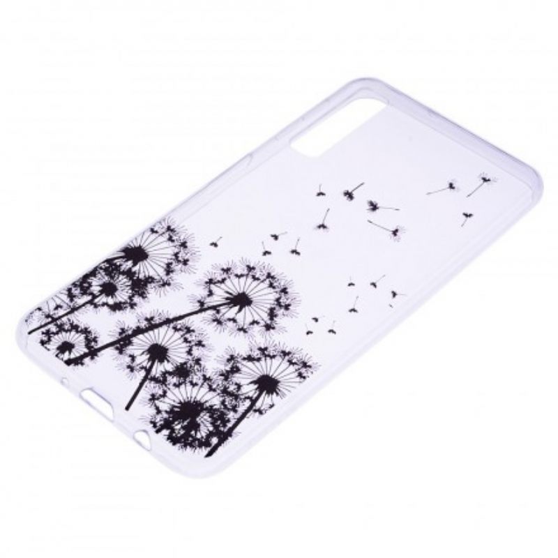 Case Samsung Galaxy A7 Black Dandelions