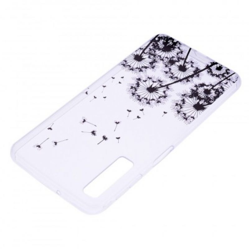 Case Samsung Galaxy A7 Black Dandelions