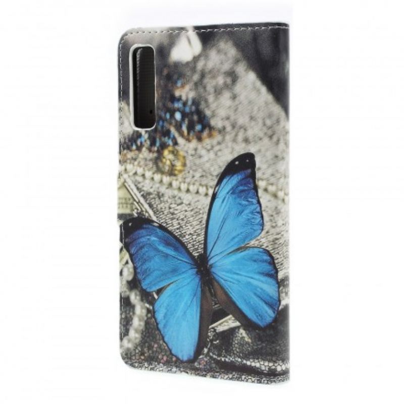 Kotelot Samsung Galaxy A7 Blue Butterfly