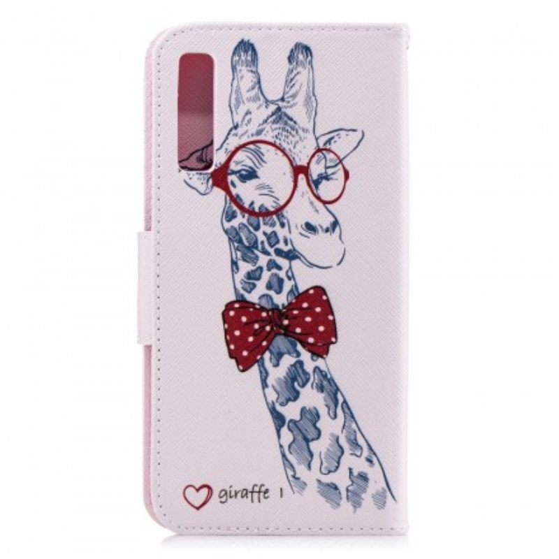 Kotelot Samsung Galaxy A7 Brainy Giraffe