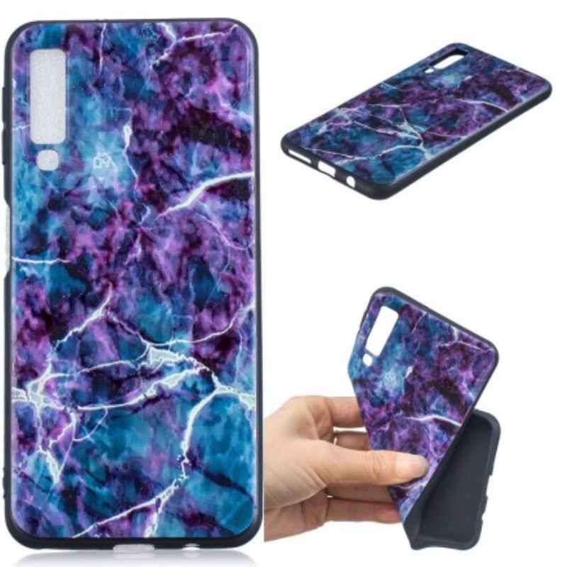 Kuori Samsung Galaxy A7 Purple Marble