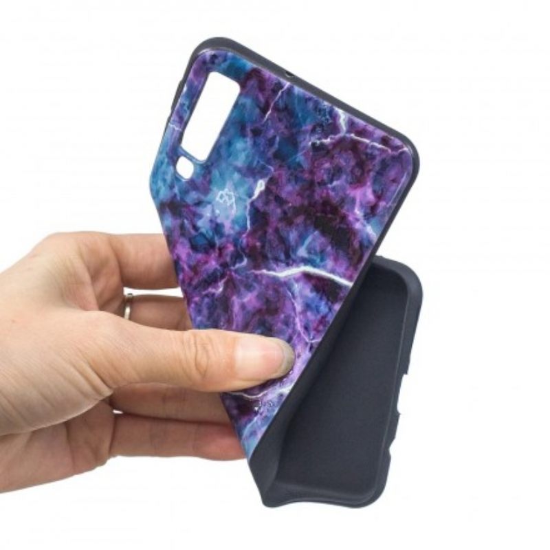 Kuori Samsung Galaxy A7 Purple Marble