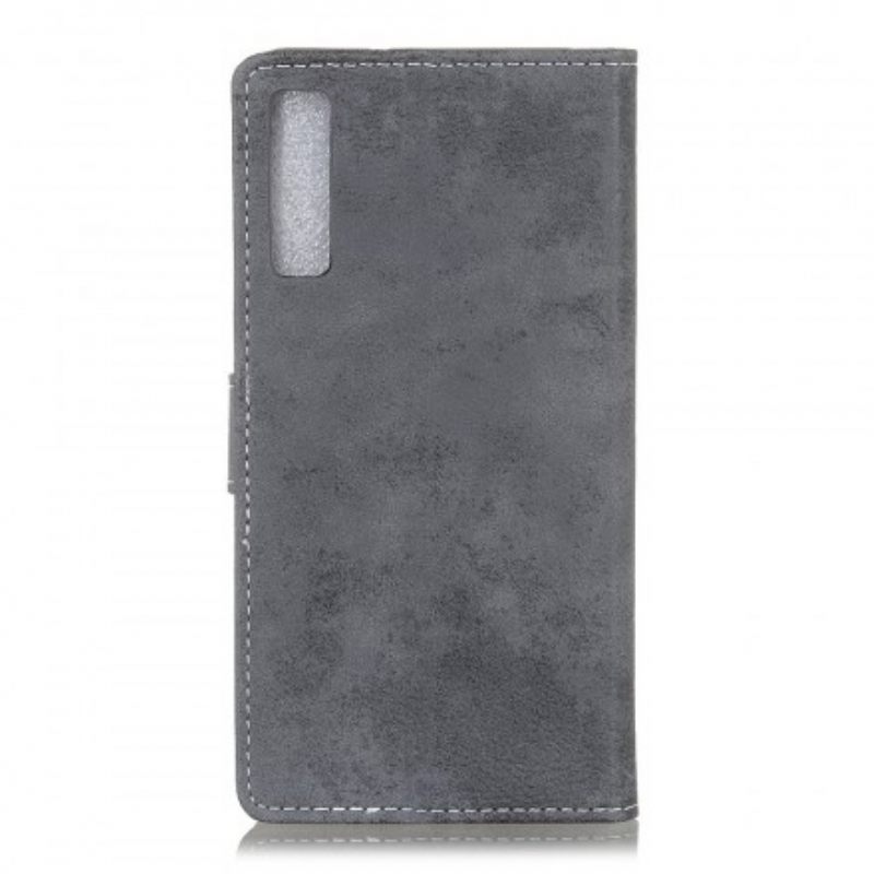 Nahkakotelo Samsung Galaxy A7 Vintage Leather Effect