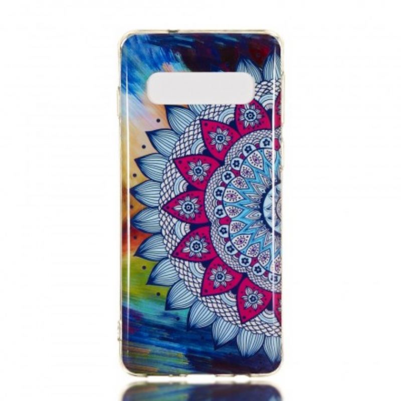 Case Samsung Galaxy S10 Fluoresoiva Mandala