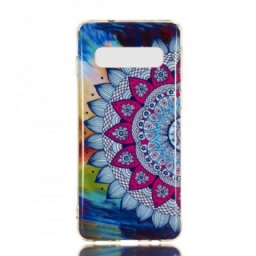 Case Samsung Galaxy S10 Fluoresoiva Mandala