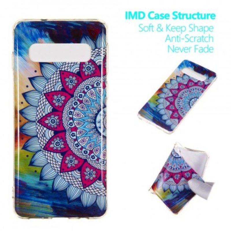 Case Samsung Galaxy S10 Fluoresoiva Mandala