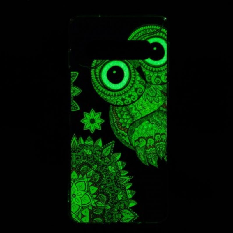 Case Samsung Galaxy S10 Fluoresoiva Mandalapöllö