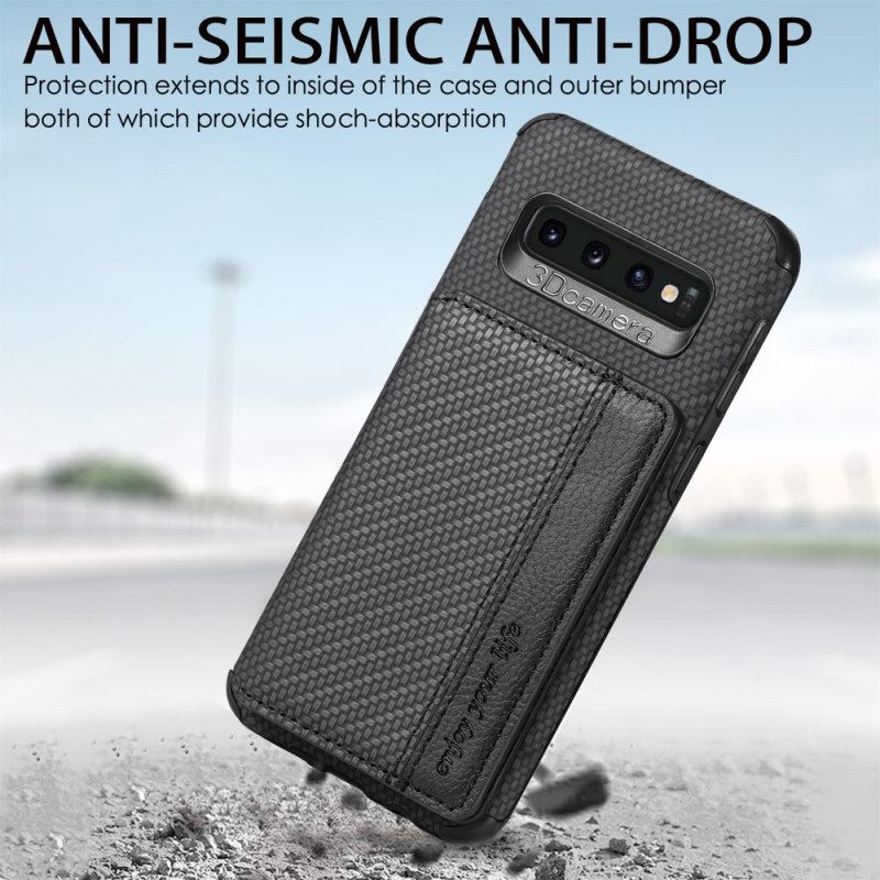 Case Samsung Galaxy S10 Rfid-kortin Pidike