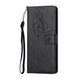 Flip Case Samsung Galaxy S10 Faux Leather Silhouette