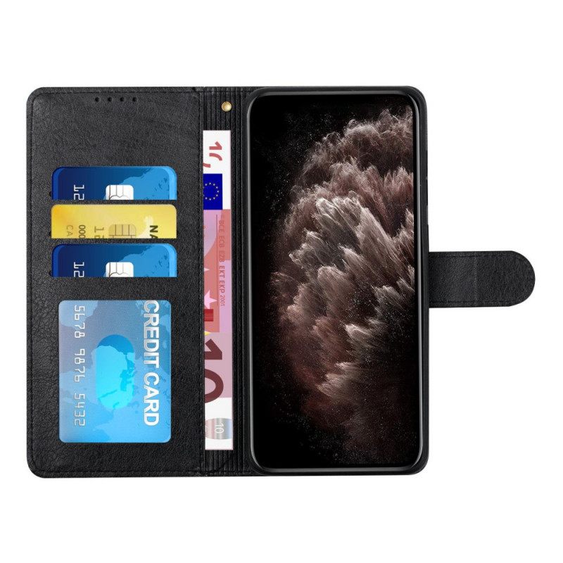 Flip Case Samsung Galaxy S10 Faux Leather Silhouette