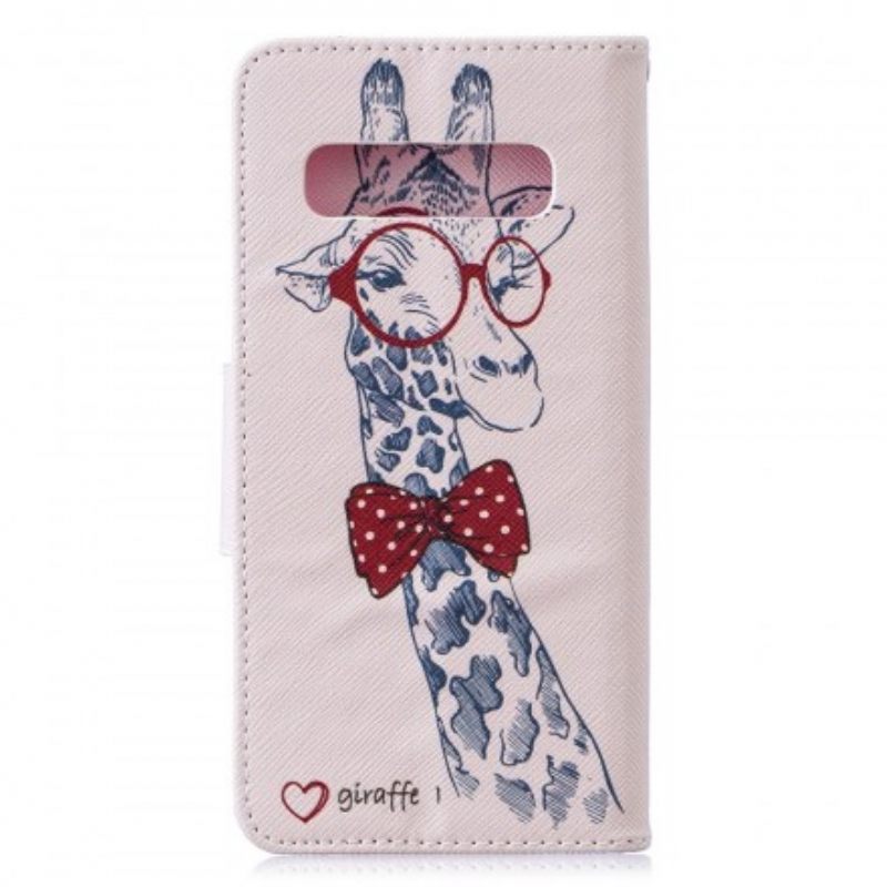 Kotelot Samsung Galaxy S10 Brainy Giraffe