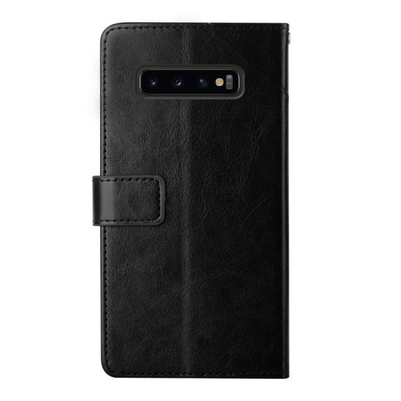 Kotelot Samsung Galaxy S10 Style Leather Geo Y Design