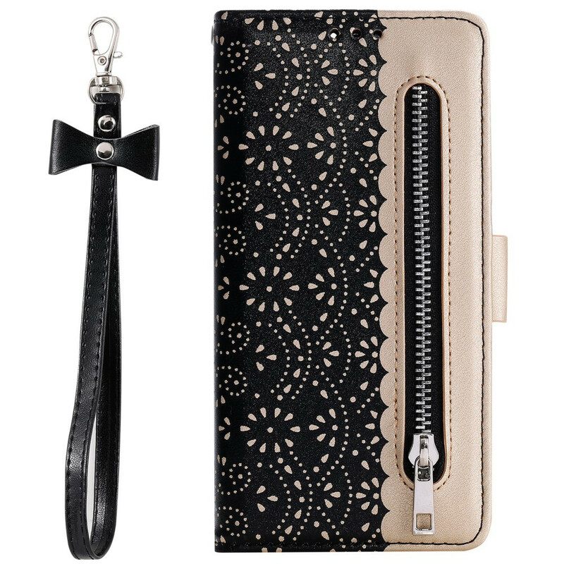 Kotelot Samsung Galaxy S10 Suojaketju Kuori Lace Strap Kolikkokukkaro