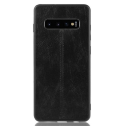 Kuori Samsung Galaxy S10 Couture Nahkaefekti