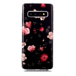 Kuori Samsung Galaxy S10 Fluorescent Liberty Flowers