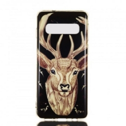 Kuori Samsung Galaxy S10 Fluorescent Majestic Stag