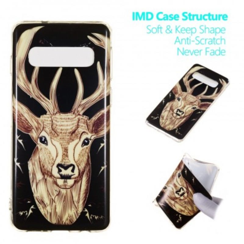 Kuori Samsung Galaxy S10 Fluorescent Majestic Stag