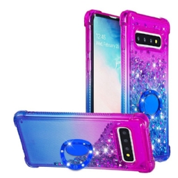 Kuori Samsung Galaxy S10 Glitter Ring Tuki