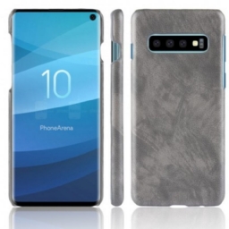 Kuori Samsung Galaxy S10 Litchin Nahkaefekti